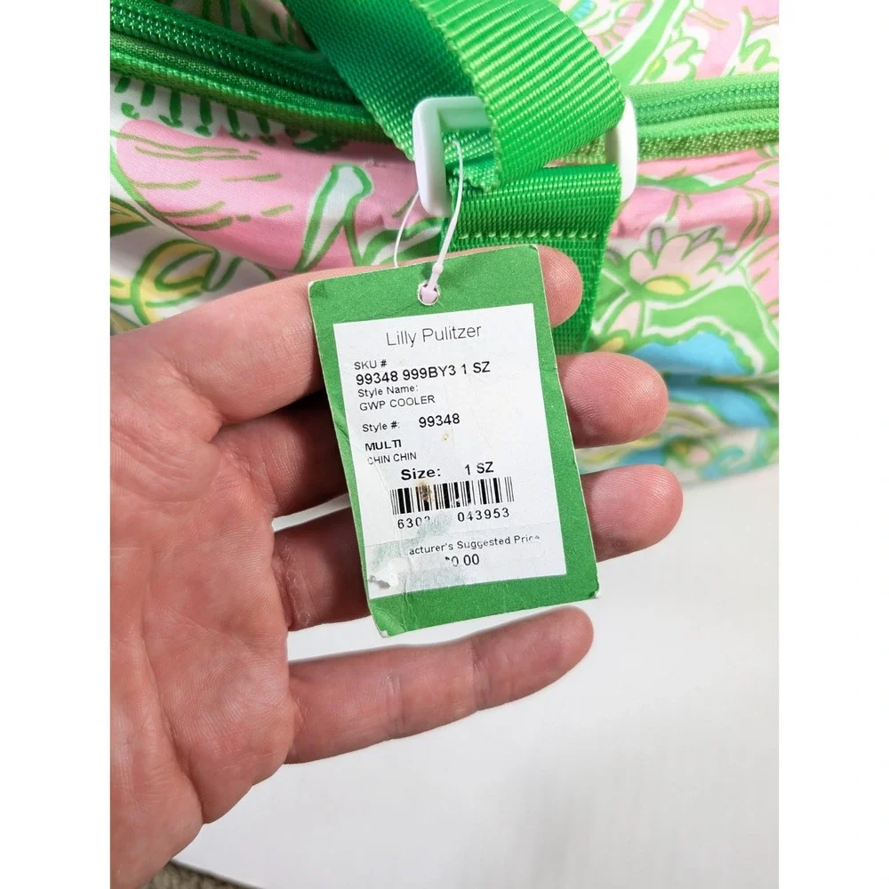 Lilly Pulitzer‎ Chin Chin Insulated Collapsible Cooler Bag NWT Monogrammed